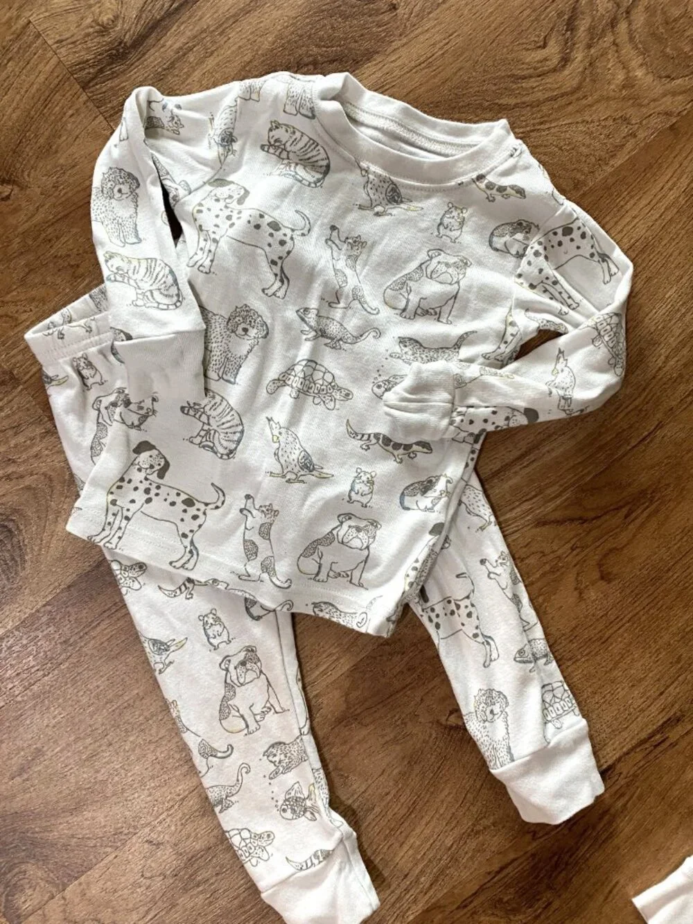 Lot of 3 CARTER'S Little Planet Organic Long Sleeve Pajamas-SZ 18 Months
